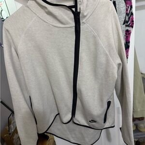 Nike Cream Zip-Up Hoodie